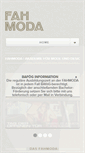 Mobile Screenshot of fahmoda.de
